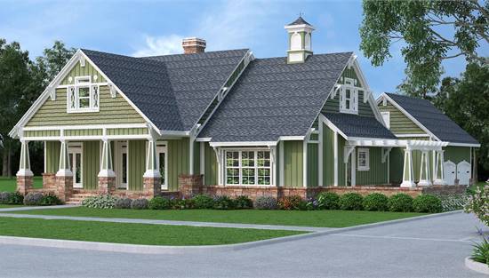 Traditional Craftsman Featuring Covered Front Porch